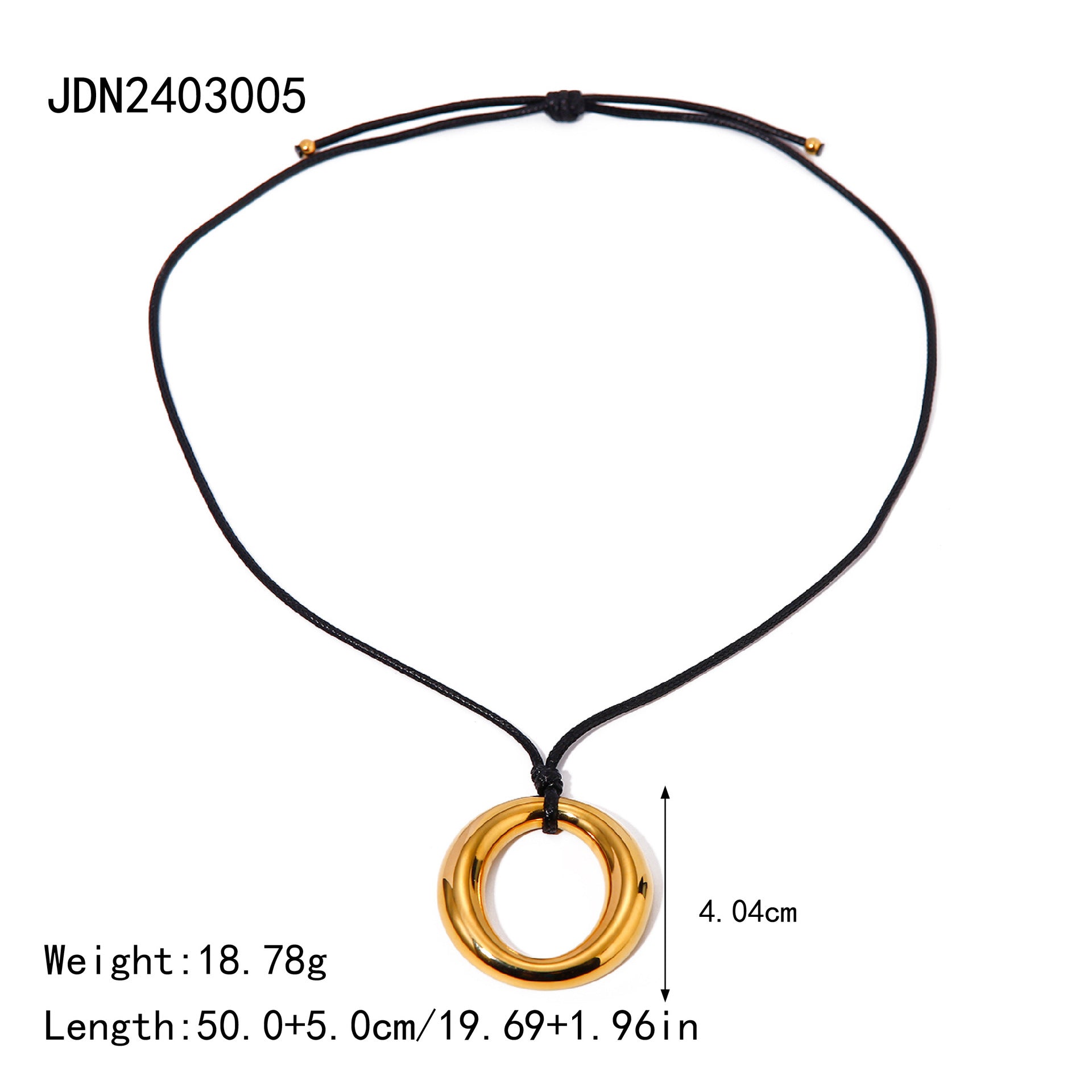Fashionable Designer Stacking Necklace Tarnish Free Titanium Material