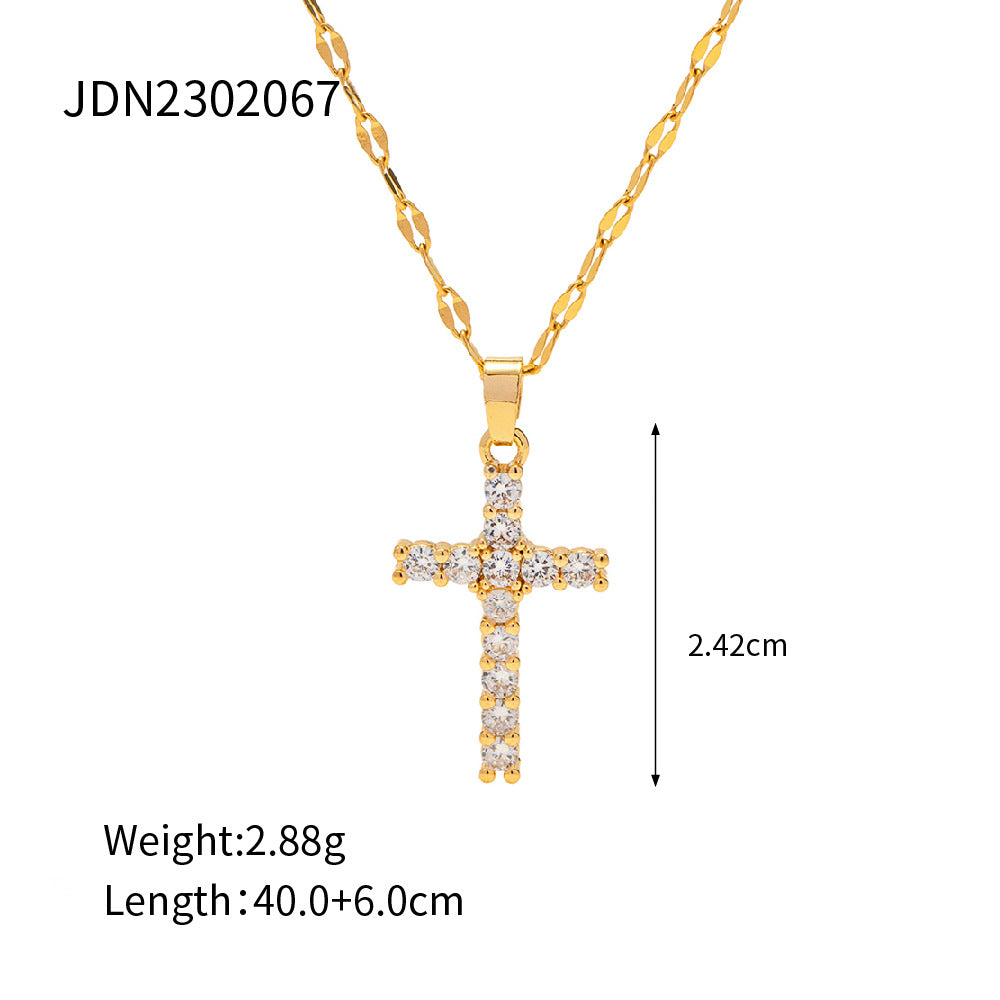 Fashionable Designer Stacking Necklace Tarnish Free Titanium Material