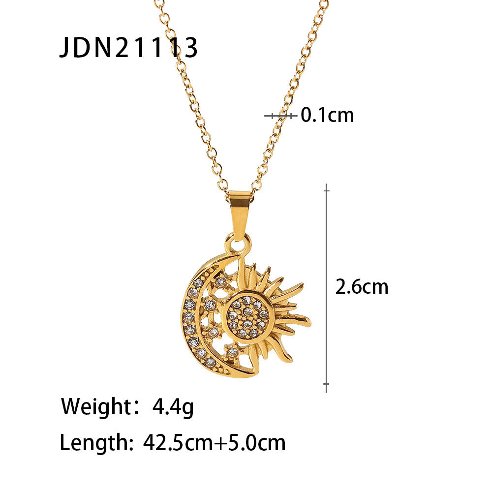 Fashionable Designer Stacking Necklace Tarnish Free Titanium Material