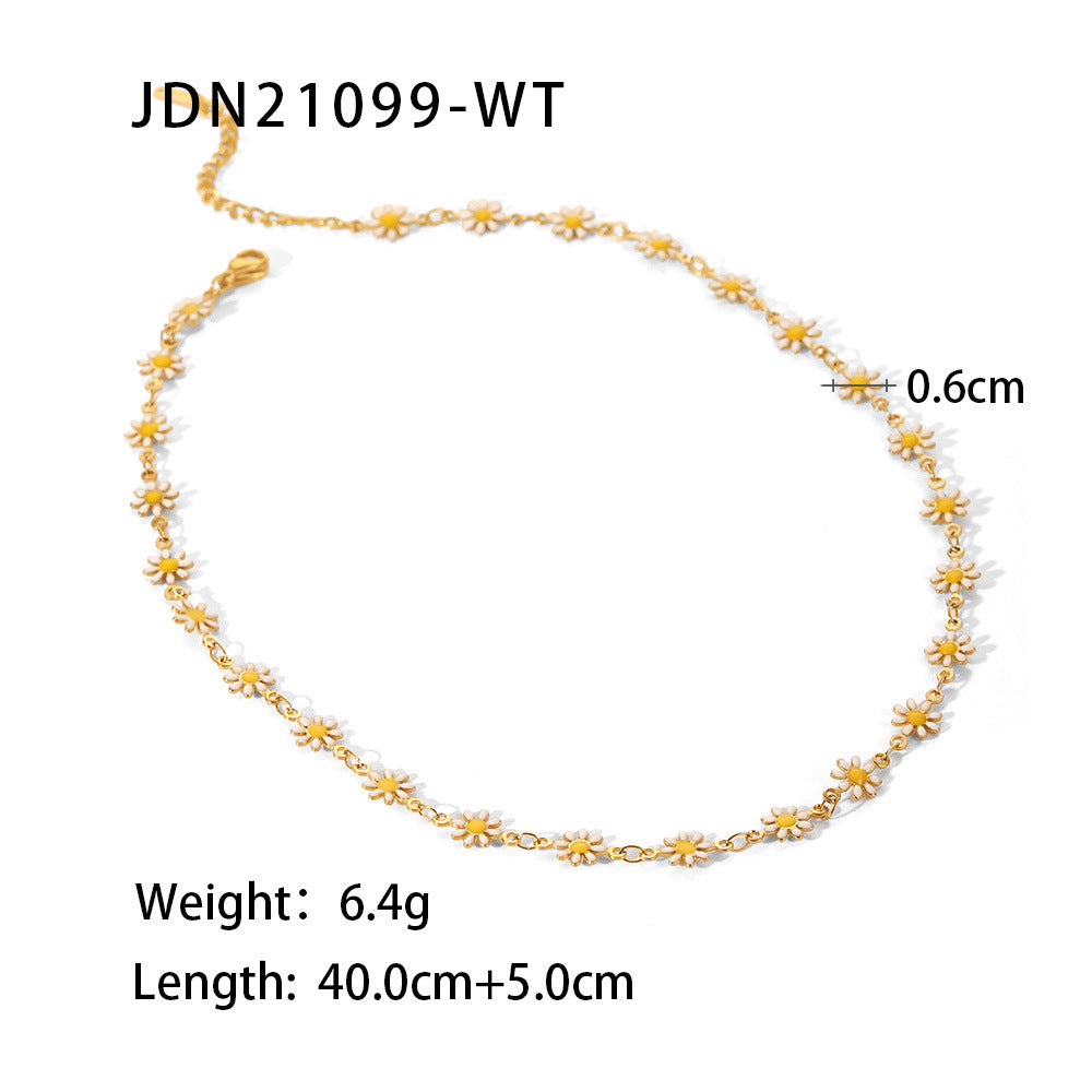 Fashionable Designer Stacking Necklace Tarnish Free Titanium Material