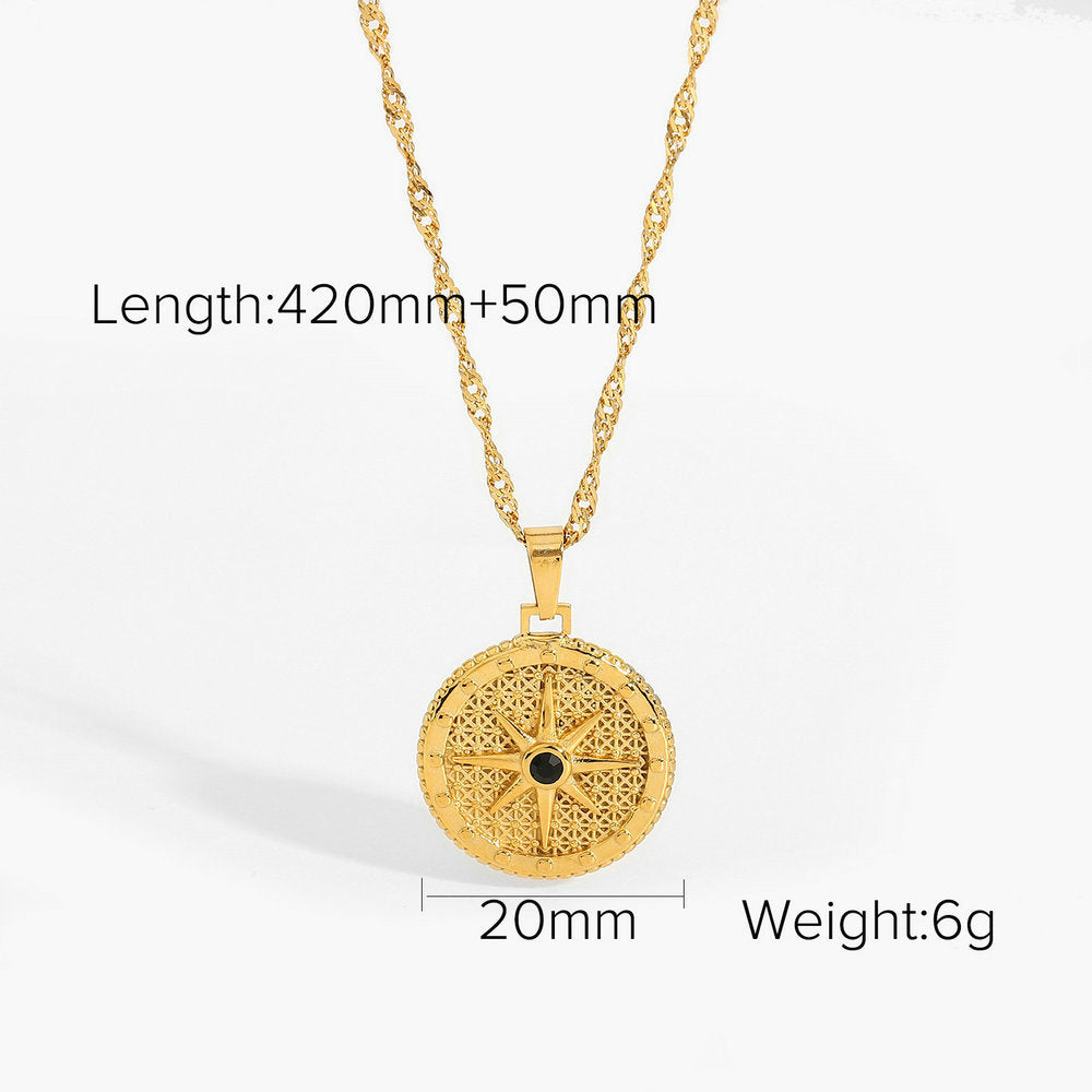 Fashionable Designer Stacking Necklace Tarnish Free Titanium Material