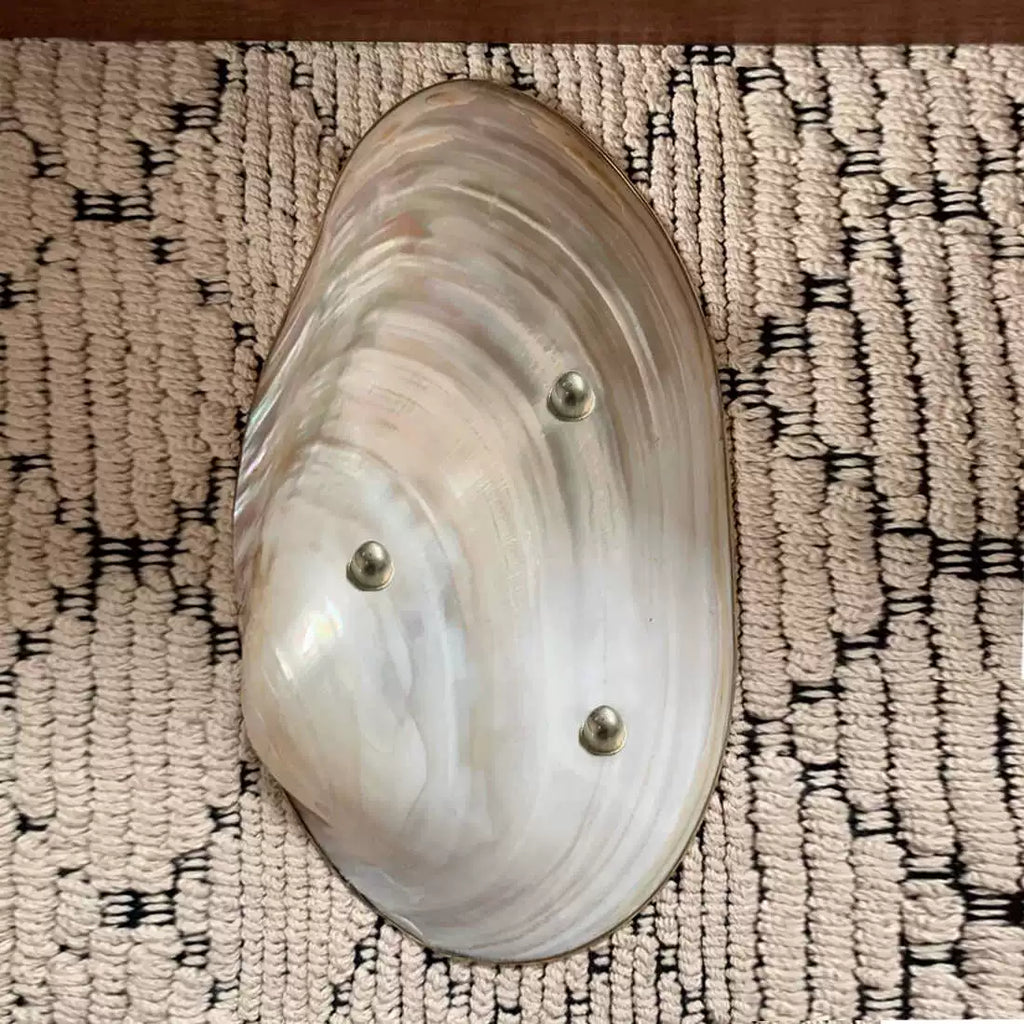Natural Handmade Pearl Shell Plate Dessert Dish