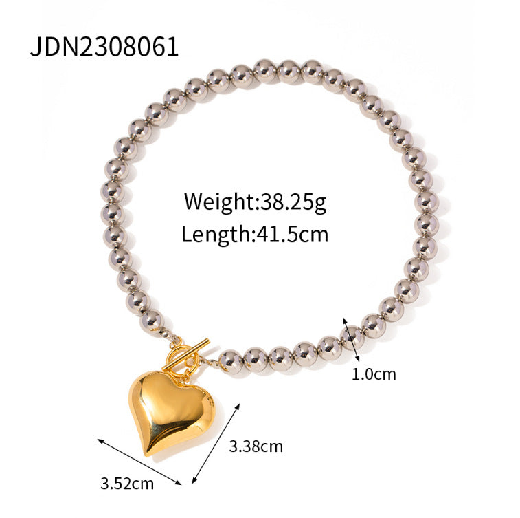 Fashionable Designer Stacking Necklace Tarnish Free Titanium Material